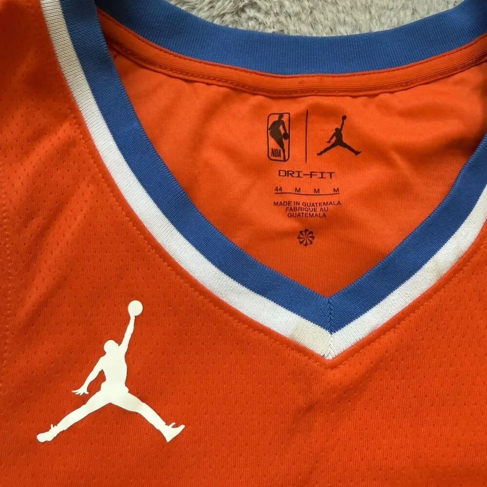 JORDAN SWINGMAN NBA OKLAHOMA CITY THUNDER SHAI GILGEOUS-ALEXANDER JERSEY SZ 44